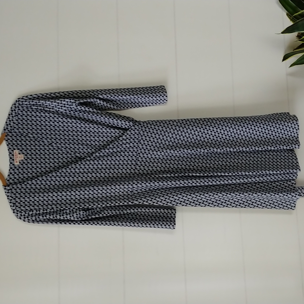Brooks Brothers Red Fleece Logo Wrap Dress